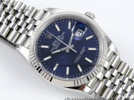 MiroTime 0419 Lightweight DateJust 36 126234 APF 1:1 Best Edition 904L Steel Blue Sitck Dial on SS Jubilee Bracelet VR 1582
